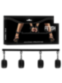 FETISH SUBMISSIVE BONDAGE - BARRE SÉPARATEUR RÉGLABLE 4 PIÈCES