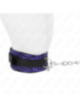 KINK - COLLIER COURT EN DENTELLE DE VELOURS AVEC CEINTURE 105 CM AVEC GARNITURE EN NYLON 44 X 5,5 CM