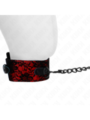 KINK - COLLIER DENTELLE AVEC CEINTURE AVEC CEINTURE EN CUIR VRAI 105 CM / 44 X 5,5 CM