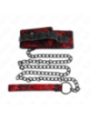 KINK - COLLIER DENTELLE AVEC CEINTURE AVEC CEINTURE EN CUIR VRAI 105 CM / 44 X 5,5 CM