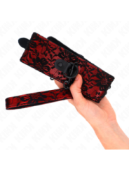 KINK - COLLIER DENTELLE AVEC CEINTURE AVEC CEINTURE EN CUIR VRAI 105 CM / 44 X 5,5 CM