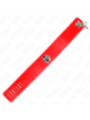 KINK - COLLIER AVEC CEINTURE 65 CM AVEC LARGE BRACELET ROUGE AJUSTABLE 33,5-41 CM X 5 CM