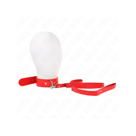 KINK - COLLIER AVEC CEINTURE 116 CM BRACELET ROJO AJUSTABLE 32-50 CM X 8 CM