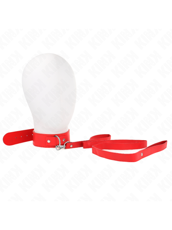 KINK - COLLIER AVEC CEINTURE 116 CM BRACELET ROJO AJUSTABLE 32-50 CM X 8 CM