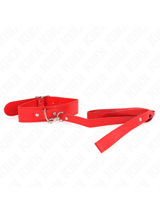 KINK - COLLIER AVEC CEINTURE 116 CM BRACELET ROJO AJUSTABLE 32-50 CM X 8 CM