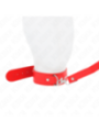 KINK - COLLIER AVEC CEINTURE 116 CM BRACELET ROJO AJUSTABLE 32-50 CM X 8 CM