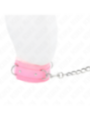 KINK - COLLIER AVEC LAISSE 65 CM AVEC RESTRICTIONS ROSE 36-42 CM X 5,5 CM