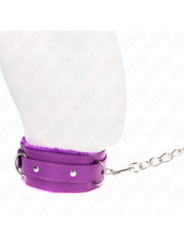 KINK - COLLIER AVEC LAISSE 65 CM AVEC RESTRICTIONS VIOLET 36-42 CM X 5,5 CM