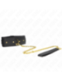 KINK - COLLIER AVEC BRACELET IMITATION CUIR ÉPONGE MODÈLE 1 RÉGLABLE 37-54 CM X 3 CM