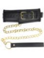 KINK - COLLIER AVEC BRACELET IMITATION CUIR ÉPONGE MODÈLE 1 RÉGLABLE 37-54 CM X 3 CM
