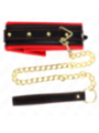 KINK - COLLIER AVEC BRACELET IMITATION CUIR ÉPONGE MODÈLE 2 RÉGLABLE 37-54 CM X 3 CM