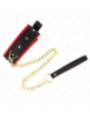 KINK - COLLIER AVEC LAISSE EN TISSU UNI AJUSTABLE 33-48 CM X 5,7 CM