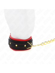 KINK - COLLIER AVEC LAISSE EN TISSU UNI AJUSTABLE 33-48 CM X 5,7 CM