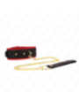 KINK - COLLIER AVEC LAISSE EN TISSU UNI AJUSTABLE 33-48 CM X 5,7 CM