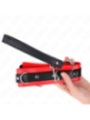 KINK - COLLIER MODÈLE BASIC AVEC LAISSE 65 CM MODÈLE 3 ROUGE 53 X 5 CM