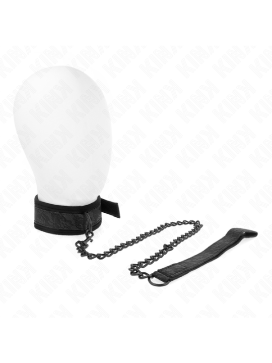 KINK - COLLIER MODÈLE BASIC AVEC LAISSE 77 CM MODÈLE 5 AJUSTABLE 34-54 CM X 5 CM