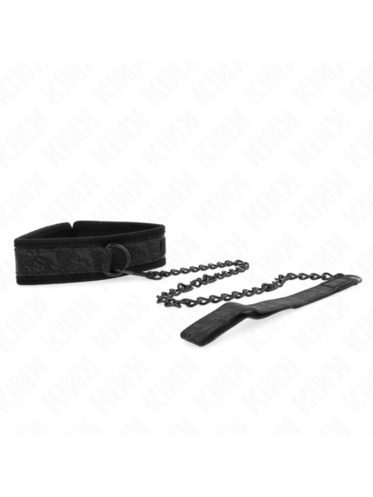 KINK - COLLIER MODÈLE BASIC AVEC LAISSE 77 CM MODÈLE 5 AJUSTABLE 34-54 CM X 5 CM