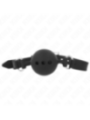 KINK - BÂTON ENTIEREMENT SILICONE 55 x 2 CM AVEC BOULE 4,5 CM TAILLE M NOIR AJUSTABLE 35-51 CM