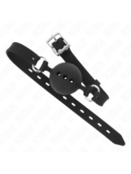 KINK - BÂTON ENTIEREMENT SILICONE 55 x 2 CM AVEC BOULE 4,5 CM TAILLE M NOIR AJUSTABLE 35-51 CM