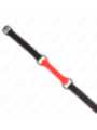 KINK - GAG EN OS AVEC SANGLE EN CUIRETTE ROUGE AJUSTABLE 41-57 CM