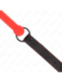 KINK - GAG EN OS AVEC SANGLE EN CUIRETTE ROUGE AJUSTABLE 41-57 CM
