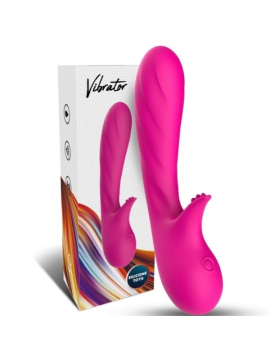 ARMONY - VIBRATEUR ROMANCE AVEC STIMULATEUR FUCHSIA