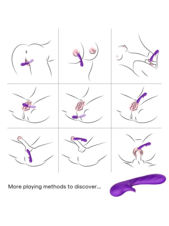 ARMONY - VIBRATEUR ROMANCE AVEC STIMULATEUR VIOLET