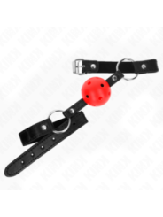 KINK - BOULE CREUSE DURE ROUGE 4,5 CM GAG MODELE 1 63,5 X 2 CM