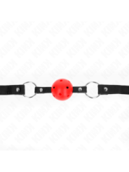 KINK - BOULE CREUSE DURE ROUGE 4,5 CM GAG MODELE 1 63,5 X 2 CM