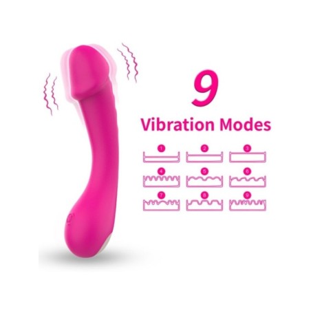 ARMONY - GODE VIBRATEUR SPOT G SILICONE FUCHSIA