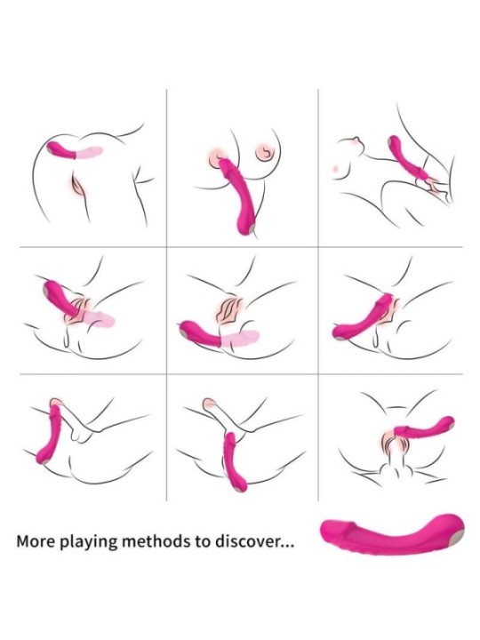 ARMONY - GODE VIBRATEUR SPOT G SILICONE FUCHSIA
