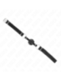 KINK - BÂTON RESPIRANT 4 CM AVEC DOUBLE RIVET MODÈLE 1 NOIR 62,5 x 2,5 CM RÉGLABLE 42-58 CM