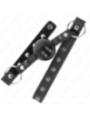 KINK - BÂILLON BALLE 4 CM AVEC POINTE RIVET ET SNAP LOCK 65 x 2 CM
