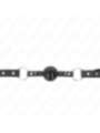 KINK - BÂILLON BALLE 4 CM AVEC POINTE RIVET ET SNAP LOCK 65 x 2 CM