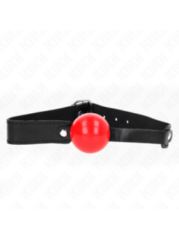 KINK - BALLE TPE SOUPLE 4 CM GAG MODÈLE 1 66 x 2,5 CM RÉGLABLE 41-61 CM