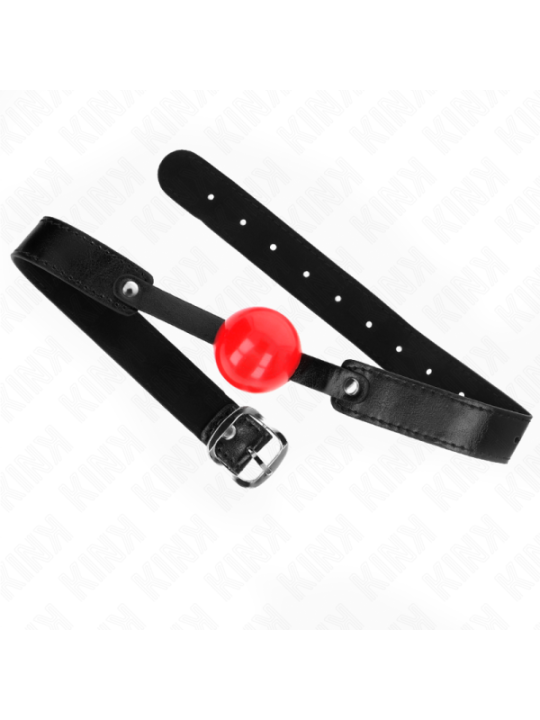 KINK - BALLE TPE SOUPLE 4 CM GAG MODÈLE 1 66 x 2,5 CM RÉGLABLE 41-61 CM