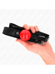 KINK - BALLE TPE SOUPLE 4 CM GAG MODÈLE 1 66 x 2,5 CM RÉGLABLE 41-61 CM
