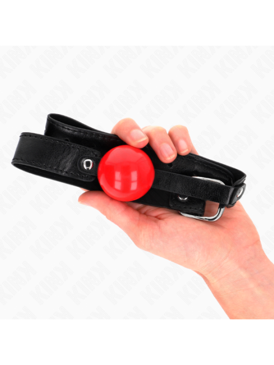 KINK - BALLE TPE SOUPLE 4 CM GAG MODÈLE 1 66 x 2,5 CM RÉGLABLE 41-61 CM