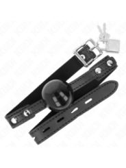 KINK - BALLE TPE SOUPLE 4 CM GAG MODÈLE 3 60 x 2 CM RÉGLABLE 37-52 CM