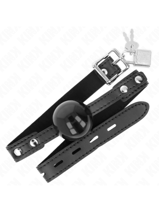 KINK - BALLE TPE SOUPLE 4 CM GAG MODÈLE 3 60 x 2 CM RÉGLABLE 37-52 CM