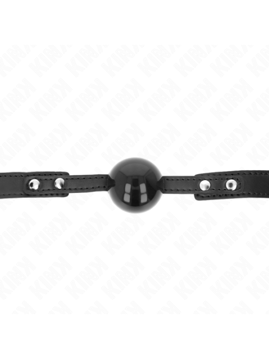 KINK - BALLE TPE SOUPLE 4 CM GAG MODÈLE 3 60 x 2 CM RÉGLABLE 37-52 CM