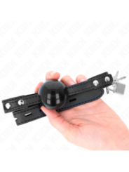 KINK - BALLE TPE SOUPLE 4 CM GAG MODÈLE 3 60 x 2 CM RÉGLABLE 37-52 CM