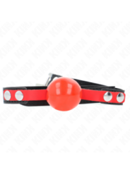 KINK - BALLE TPE SOUPLE 4 CM GAG MODÈLE 4 60 x 2 CM RÉGLABLE 37-52 CM
