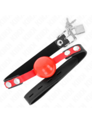 KINK - BALLE TPE SOUPLE 4 CM GAG MODÈLE 4 60 x 2 CM RÉGLABLE 37-52 CM