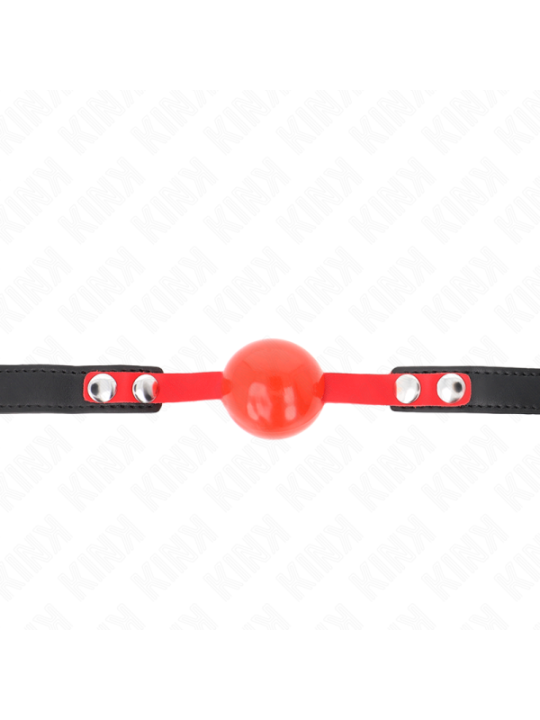 KINK - BALLE TPE SOUPLE 4 CM GAG MODÈLE 4 60 x 2 CM RÉGLABLE 37-52 CM