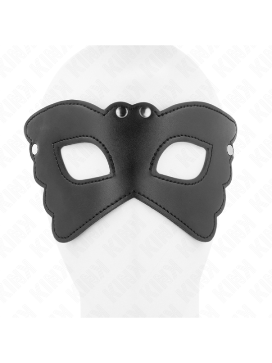 KINK - MASQUE EN CUIRETTE FORME PAPILLON 20 x 9 CM