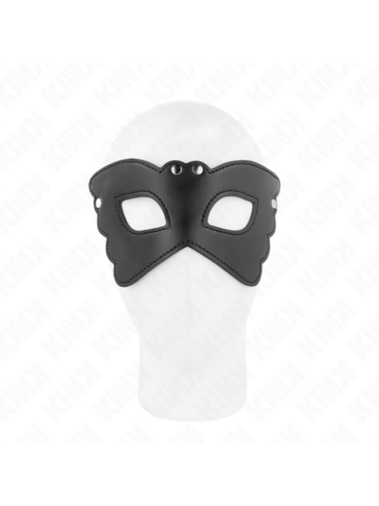 KINK - MASQUE EN CUIRETTE FORME PAPILLON 20 x 9 CM