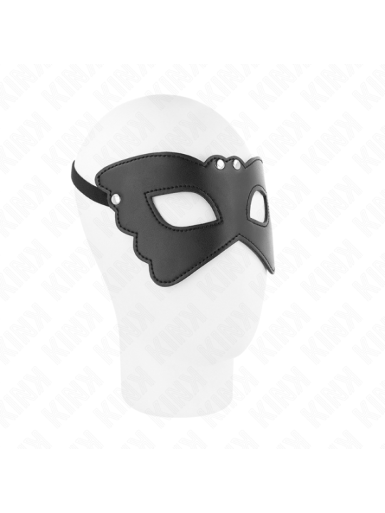 KINK - MASQUE EN CUIRETTE FORME PAPILLON 20 x 9 CM