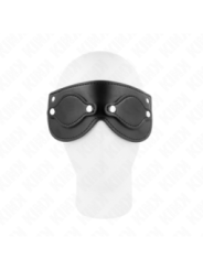 KINK - MASQUE EN CUIRETTE AVEC CACHE-YEUX DÉTACHABLES 22 x 9 CM
