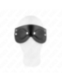 KINK - MASQUE EN CUIRETTE AVEC CACHE-YEUX DÉTACHABLES 22 x 9 CM